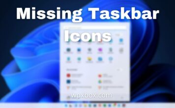 Missing Taskbar Icons in Windows