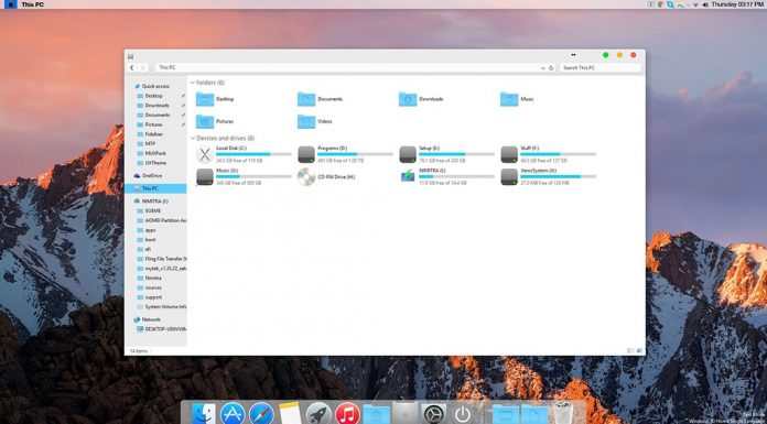 Mac Theme on Windows PC