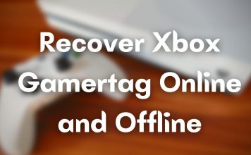 Recover Xbox Gamertag Online and Offline