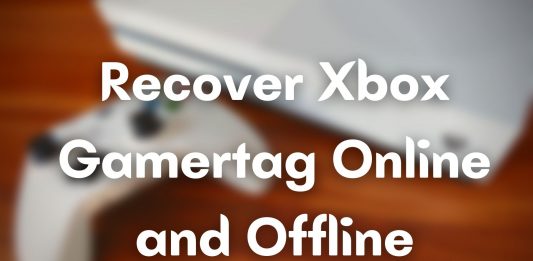 Recover Xbox Gamertag Online and Offline