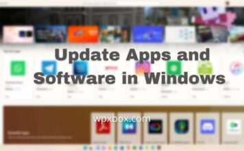How to update Apps and Software in Windows