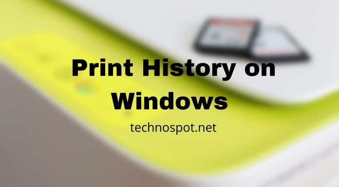 Print History on Windows