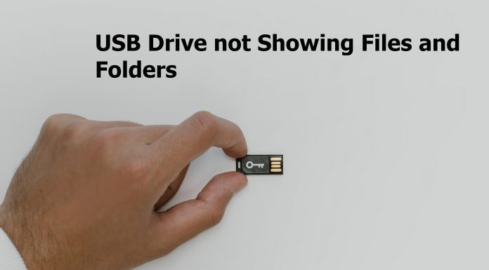 USB Drive Now Showing Files