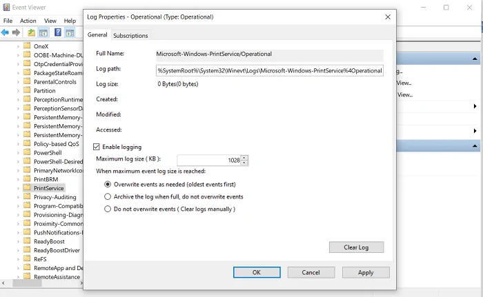 How To See Print History on Windows 11/10?