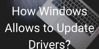 How Windows Allows to Update Drivers