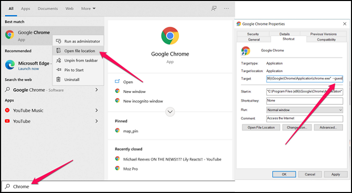 how to open google chrome in desktop mode
