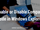 Enable Disable Compact Mode File Explorer