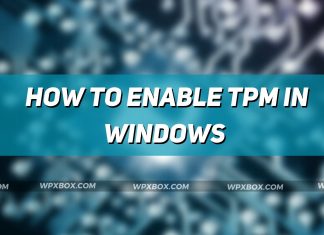How to Enable TPM in Windows