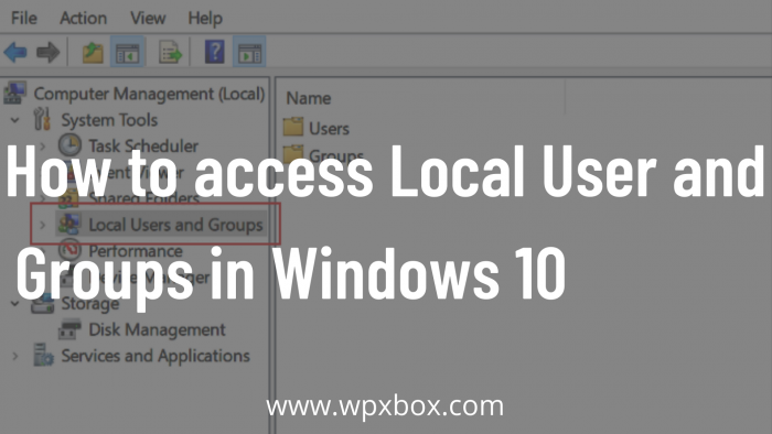 local users and groups windows 10 home