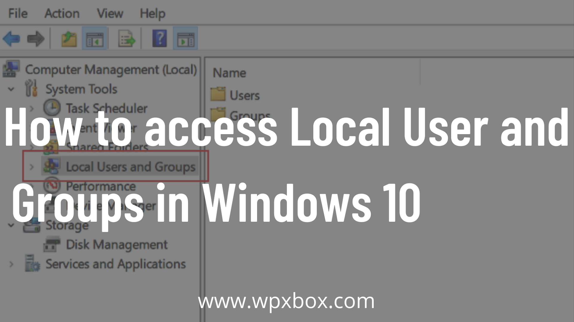 How to Access Local Users and Groups in Windows 11/10