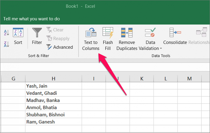 How To Split Data Into Multiple Columns In Microsoft Excel 0762