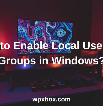 Enable Local User and Groups in Windows Home