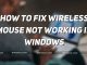 Fix Wireless Mouse Not Working Windows