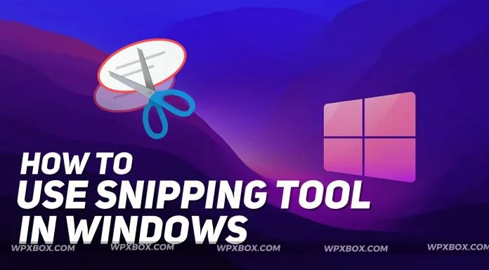 How to Use Snipping Tool