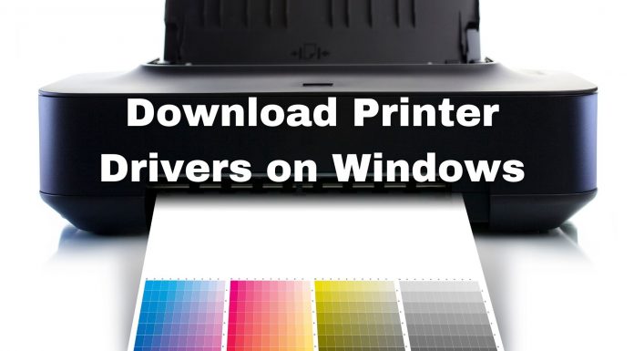 Download Printer Drivers on Windows