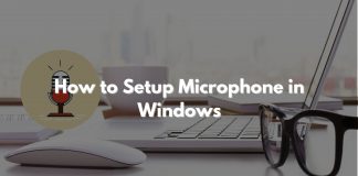 How to Setup Microphone in Windows