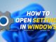 How to Open Settings in Windows 11/10 (Multiple Ways)