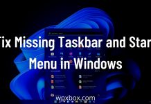 How to fix missing taskbar and Start menu in Windows