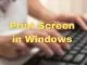 Print Screen Windows Screenshot