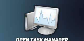 How to Open Task Manager