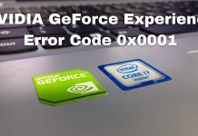 NVIDIA GeForce Experience Error Code