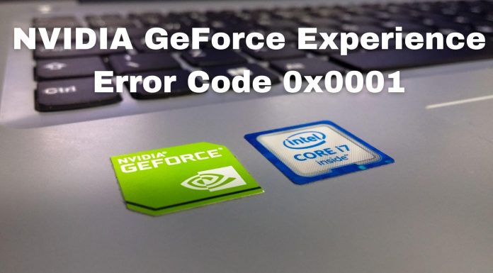 NVIDIA GeForce Experience Error Code