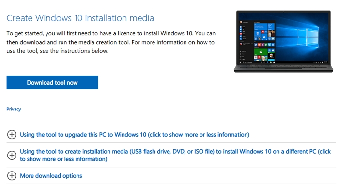 How to Use Windows Media Creation Tool to Upgrade or USB