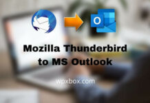 Mozilla Thunderbird to MS Outlook