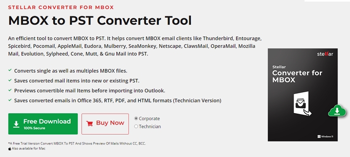mbox to PST convertor