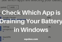How To Check Which App is Draining Your Battery in Windows