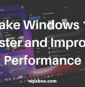 Windows 11 Faster Performance