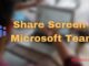 Share Screen in Microsoft Teams