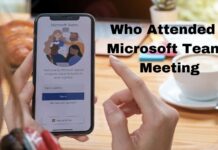 Who Attended a Microsoft Teams Meeting