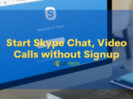 Start Skype Chat, Video Calls without Signup