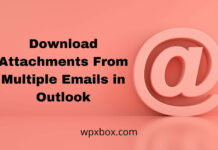 Download Attachments From Multiple Emails in Outlook