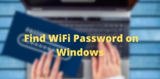 Find WiFi Password on Windows