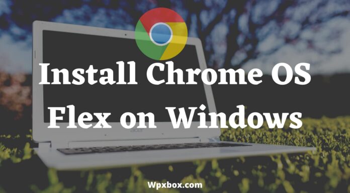 How to Install Chrome OS Flex on Windows