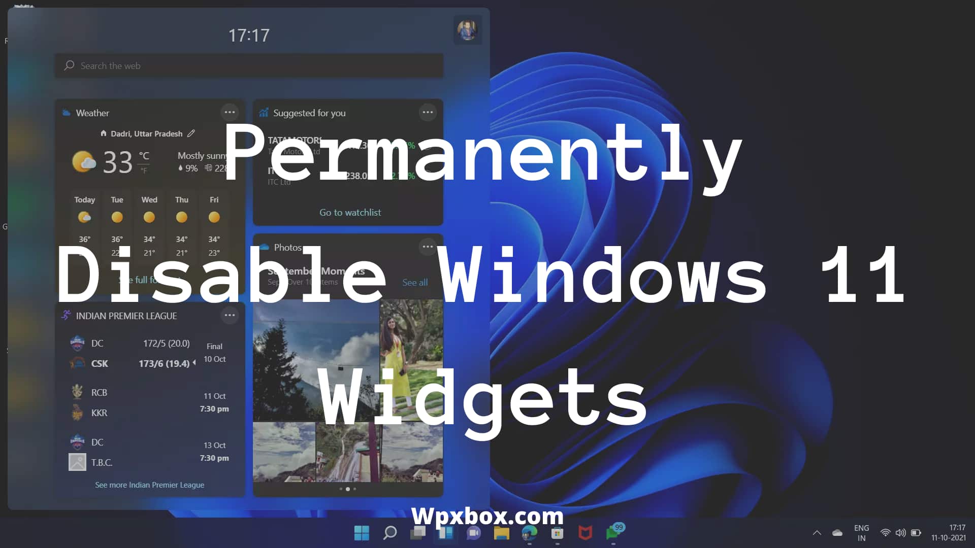 How To Disable Widgets In Windows 11 From The Taskbar 3 Methods - Vrogue