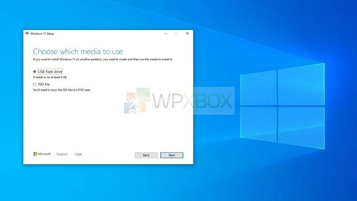 Create bootable USB with Windows Media creation tool