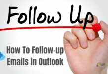 How To Follow-up Emails in Outlook