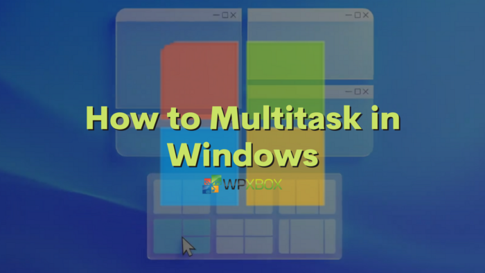 How to Multitask in Windows