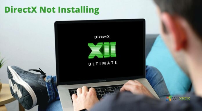 DirectX Not Installing on Windows