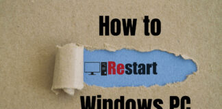How to Restart Windows PC