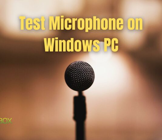Test Microphone on Windows PC