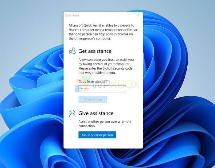 Choose Between Get Assistant and Give Assistance