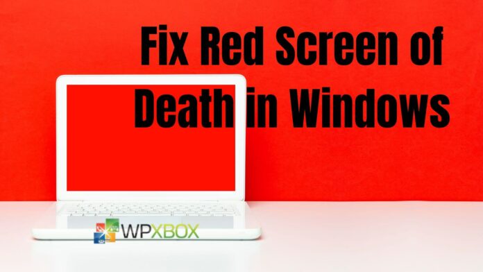 ps1 red screen of death fix