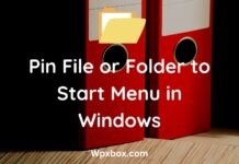 Pin File or Folder to Start Menu in Windows