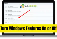 Turn Windows Features On or Off