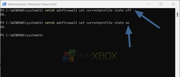 Enable Disable Microsoft Security via Command Prompt