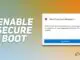 Enable Secure Boot Windows